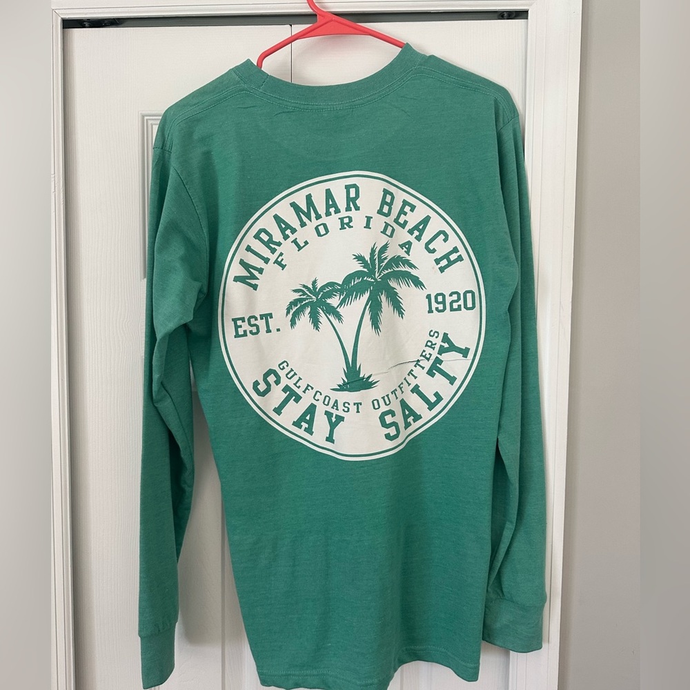 Size medium cotton blue long sleeve shirt